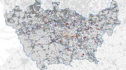 Localizzazione dei magazzini dei principali distributori logistici