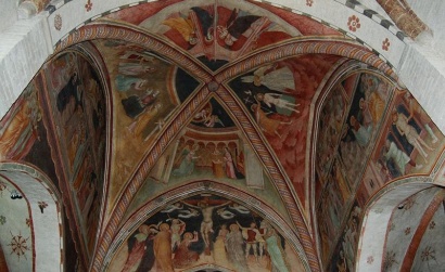 Il soffitto dell'abside