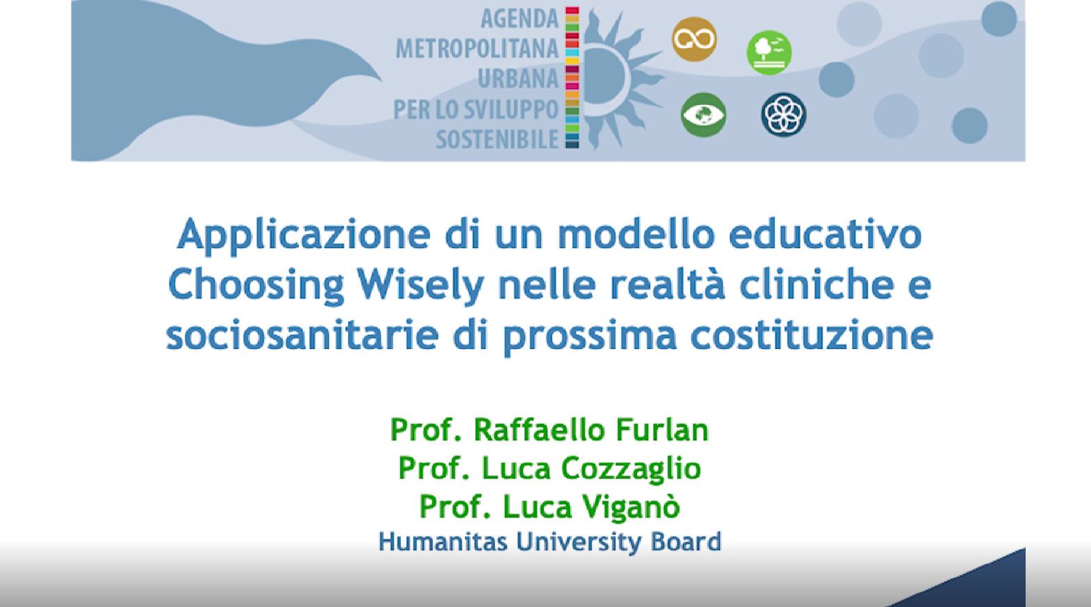 Agenda 2030: intervista a Raffaello Furlan