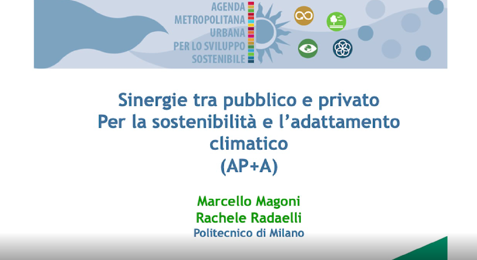 Agenda 2030: intervista a Marcello Magoni e Rachele Radealli