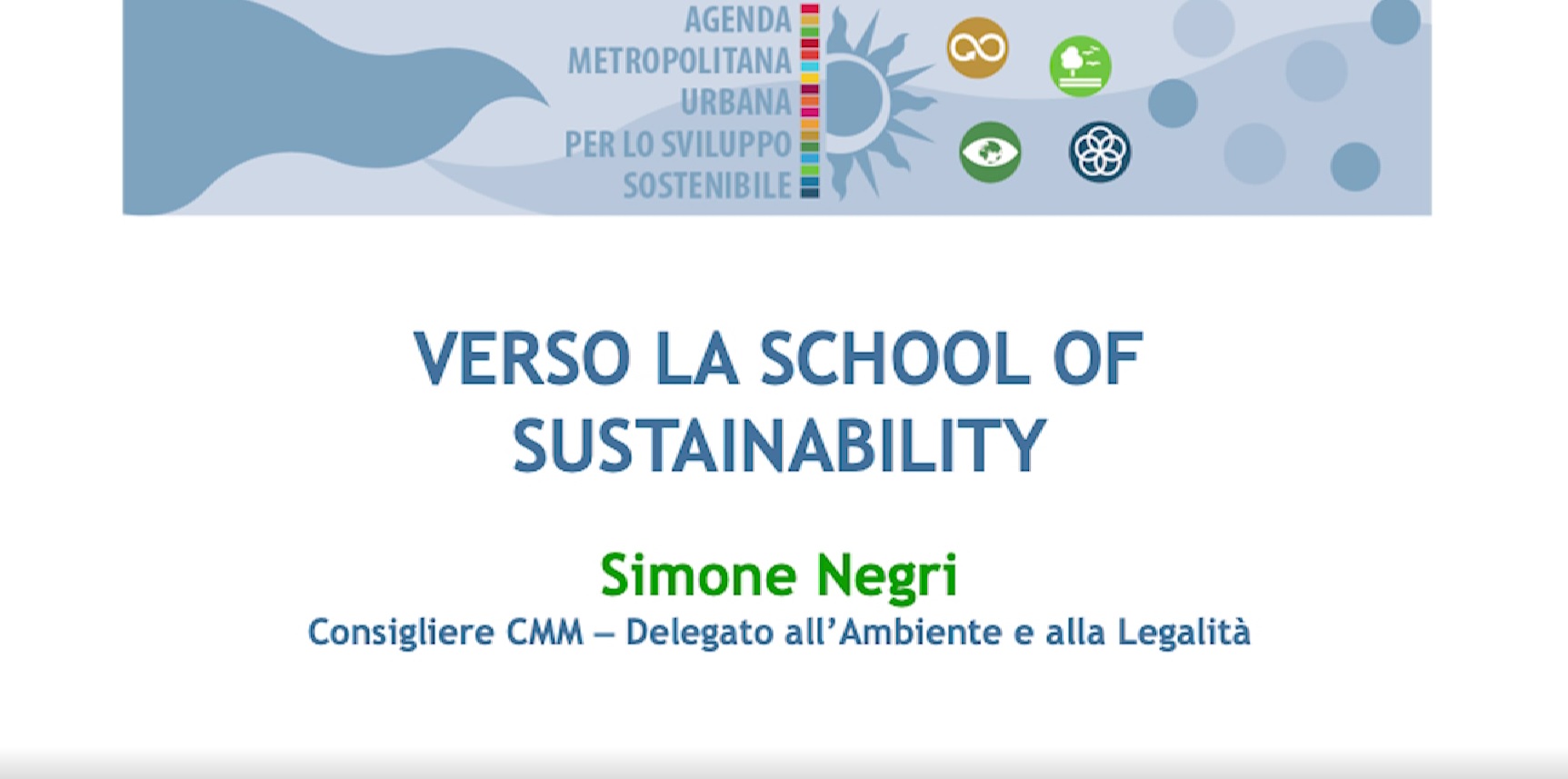 Agenda 2030: intervista a Simone Negri 