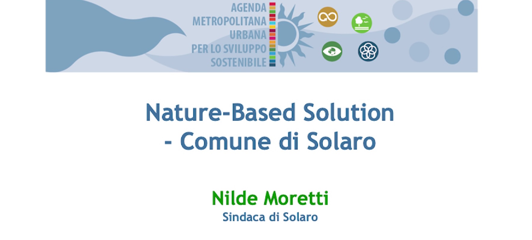 Agenda 2030: intervista a Nilde Moretti