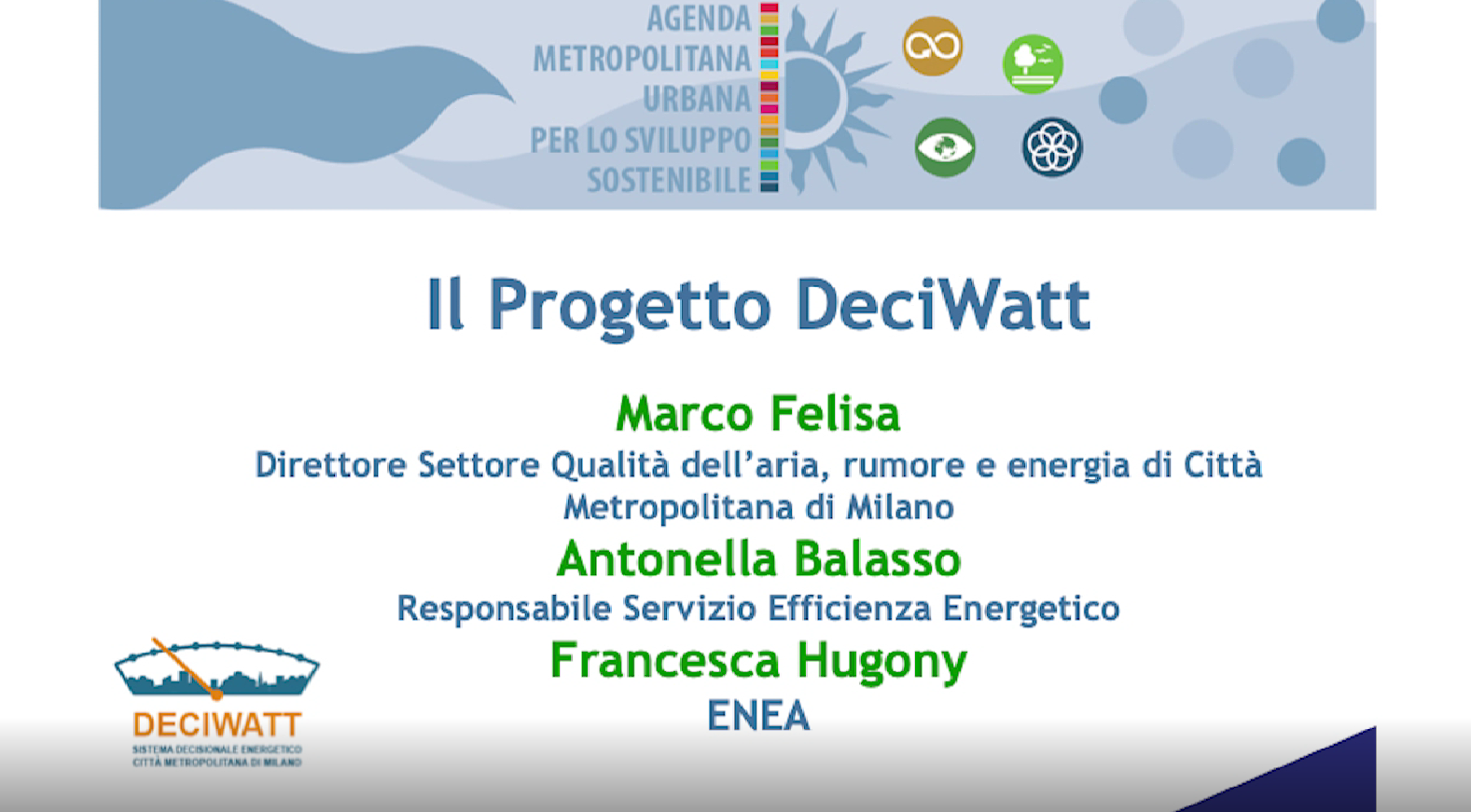 Agenda 2030: intervista a Marco Felisa, Antonella Balasso e Francesca Hugony