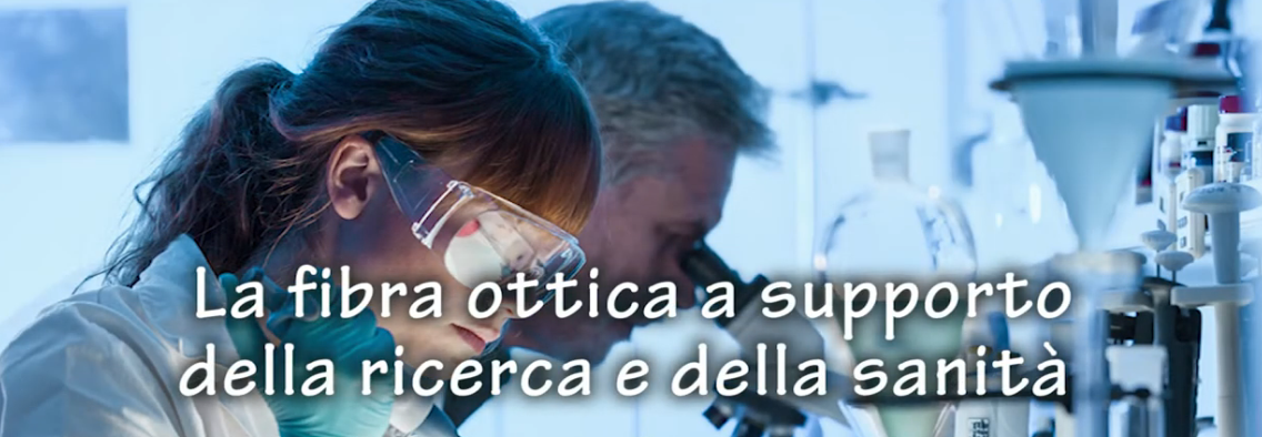 La fibra ottica a supporto della ricerca e della sanità