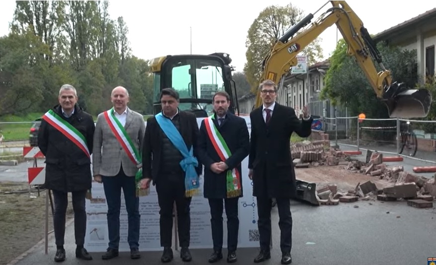 Biciplan Cambio: Inaugurazione lavori per la realizzazioni di nuove piste ciclabili
