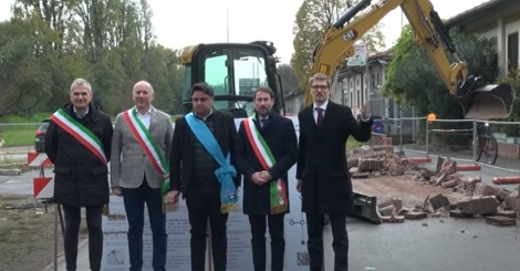 Biciplan Cambio: Inaugurazione lavori per la realizzazioni di nuove piste ciclabili