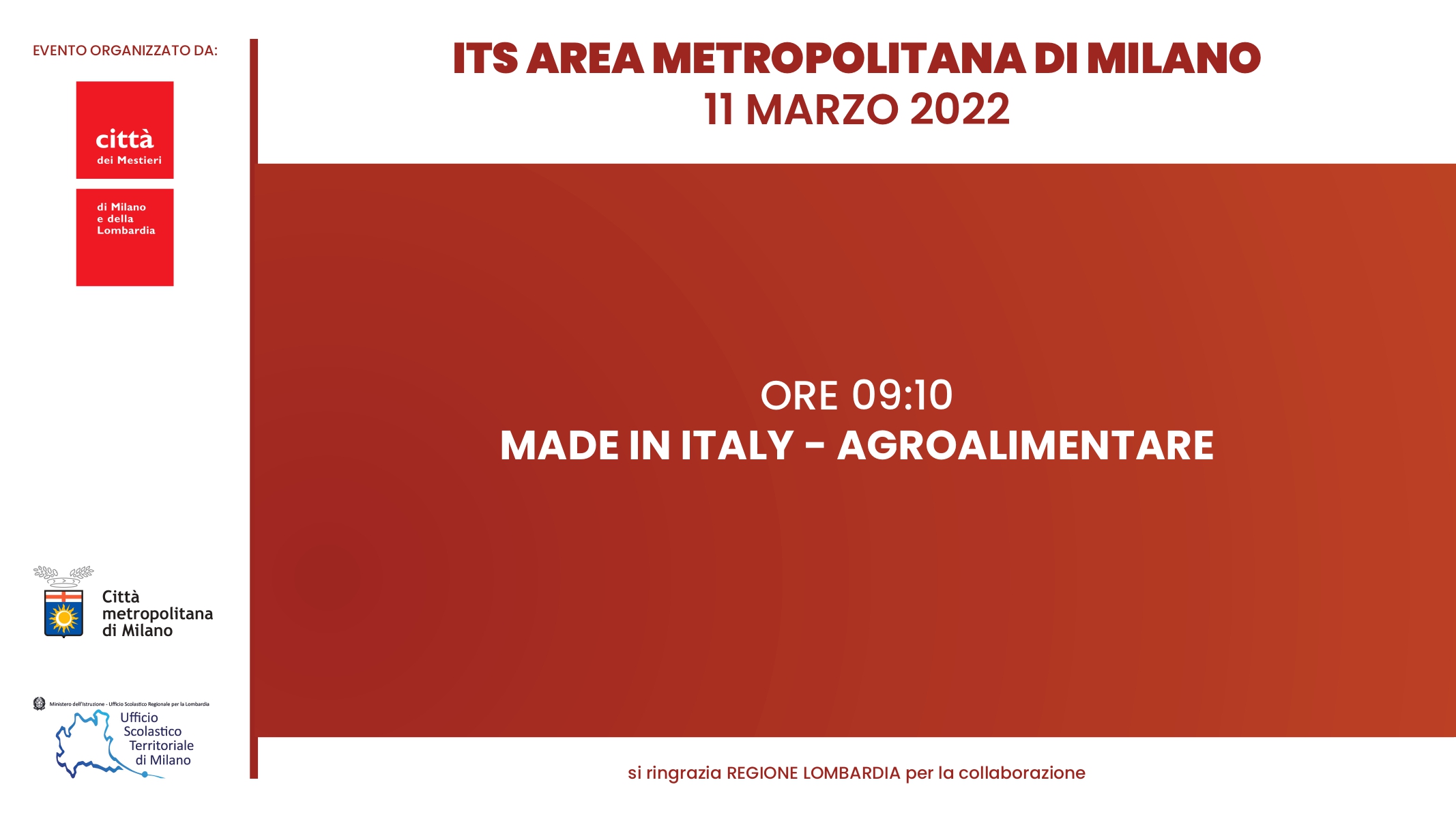 2 - ITS Made in Italy, Agroalimentare