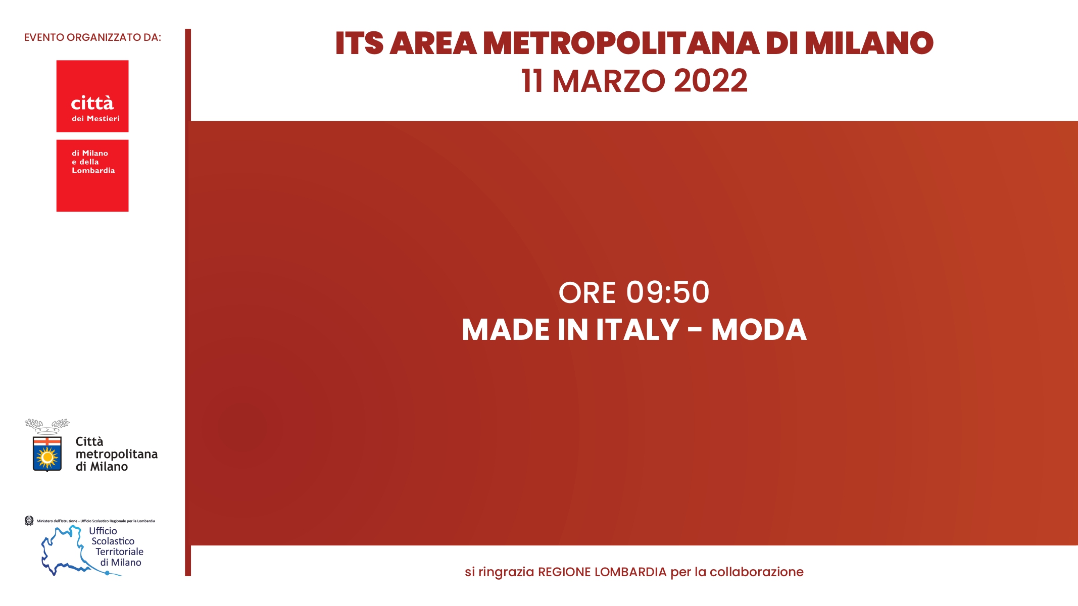 3 - ITS Made in Italy, Moda