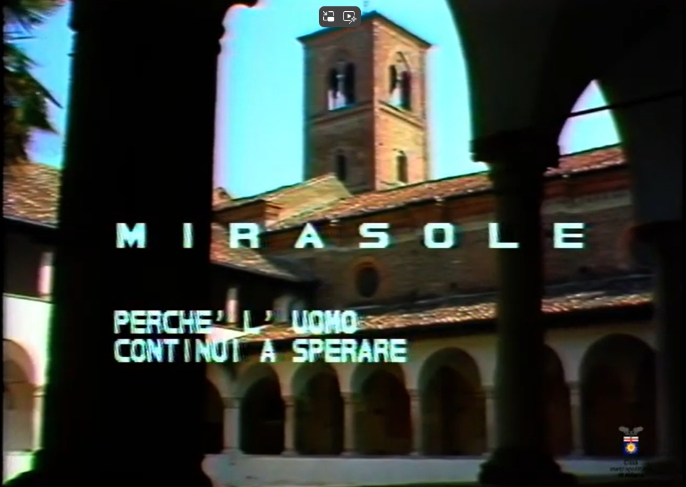 Mirasole: perchè l'uomo continui a sperare.