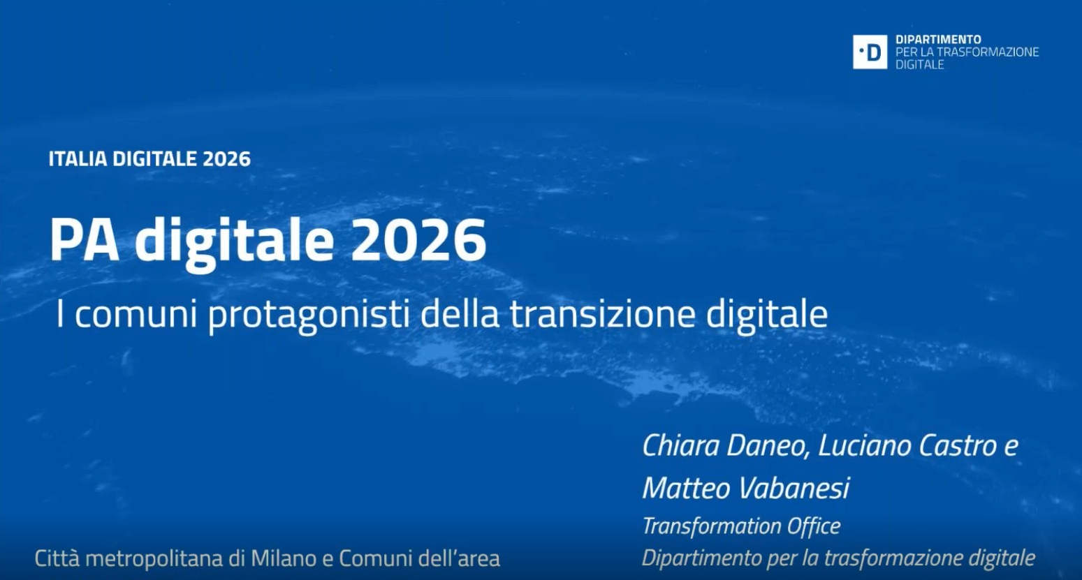 Le risorse per la migrazione al Cloud e per i servizi pubblici online - Webinar PA Digitale 2026 (Video integrale)