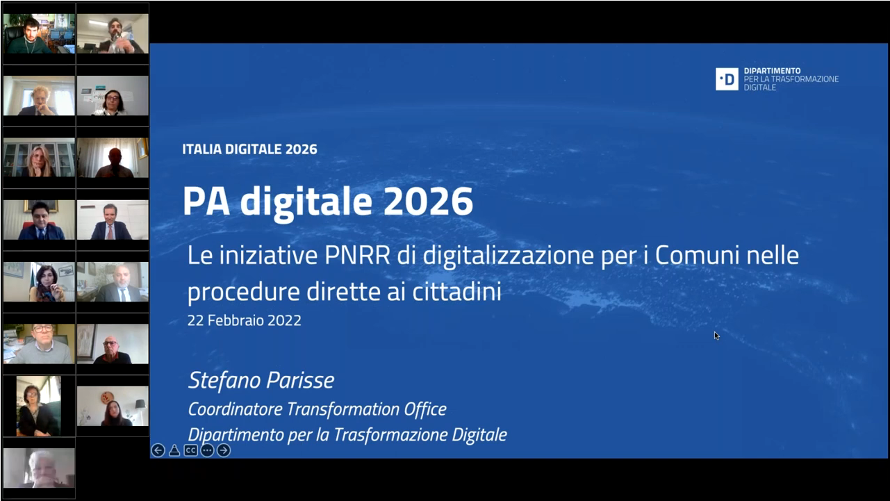 Le opportunità del PNRR per i Comuni - Webinar PA Digitale 2026 (Video integrale)